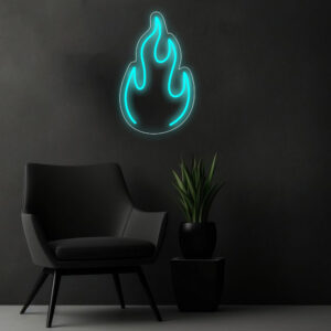 3 Fire Neon Sign Light
