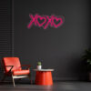 3 XOXO Neon Sign Light