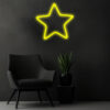 3 Star Neon Sign Light