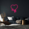 4 Heart Neon Sign Light