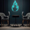 4 Fire Neon Sign Light