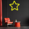 4 Star Neon Sign Light