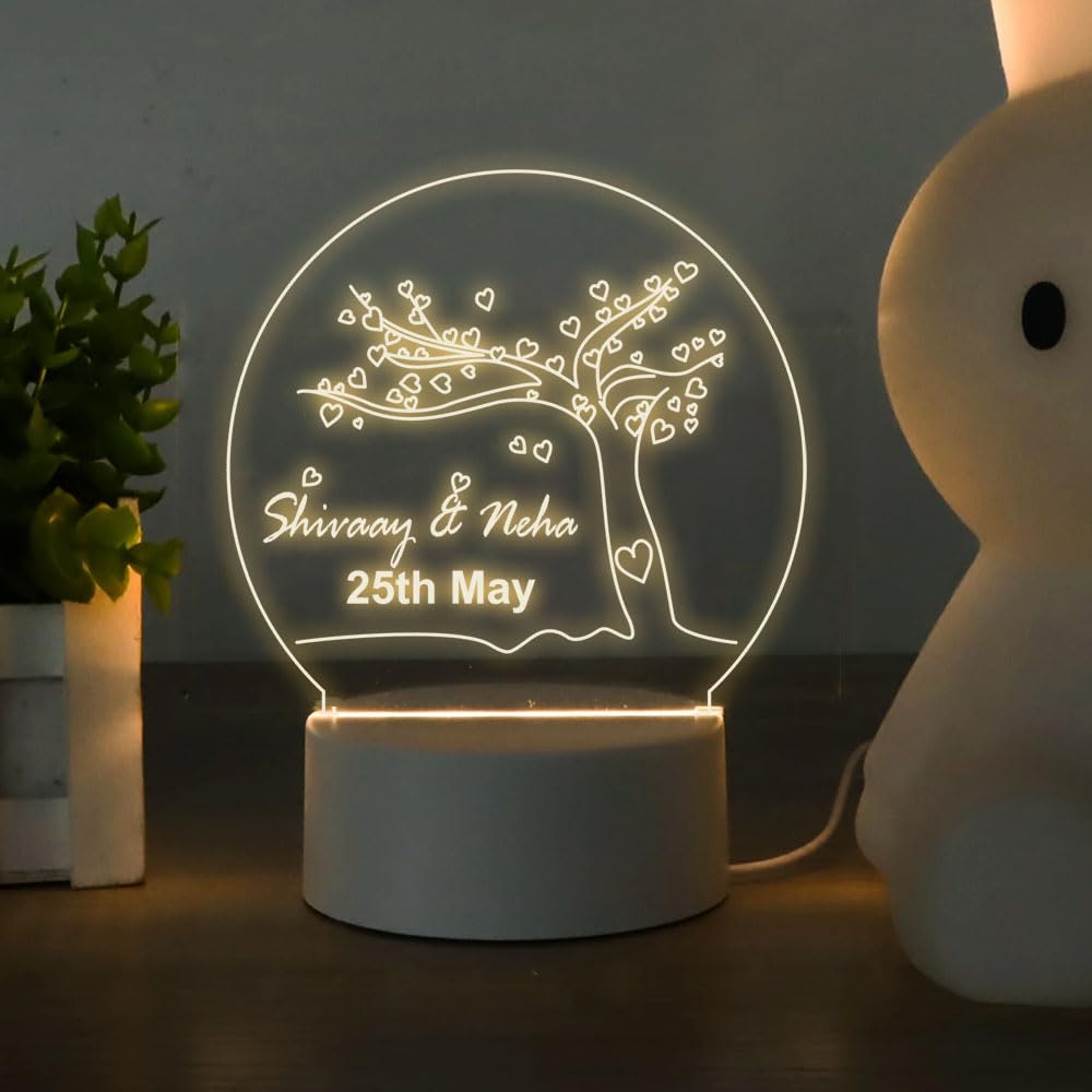 510b8SbpuQL._SL1000_ Personalized Couple 3D LED Illusion Lamp with Names & Date