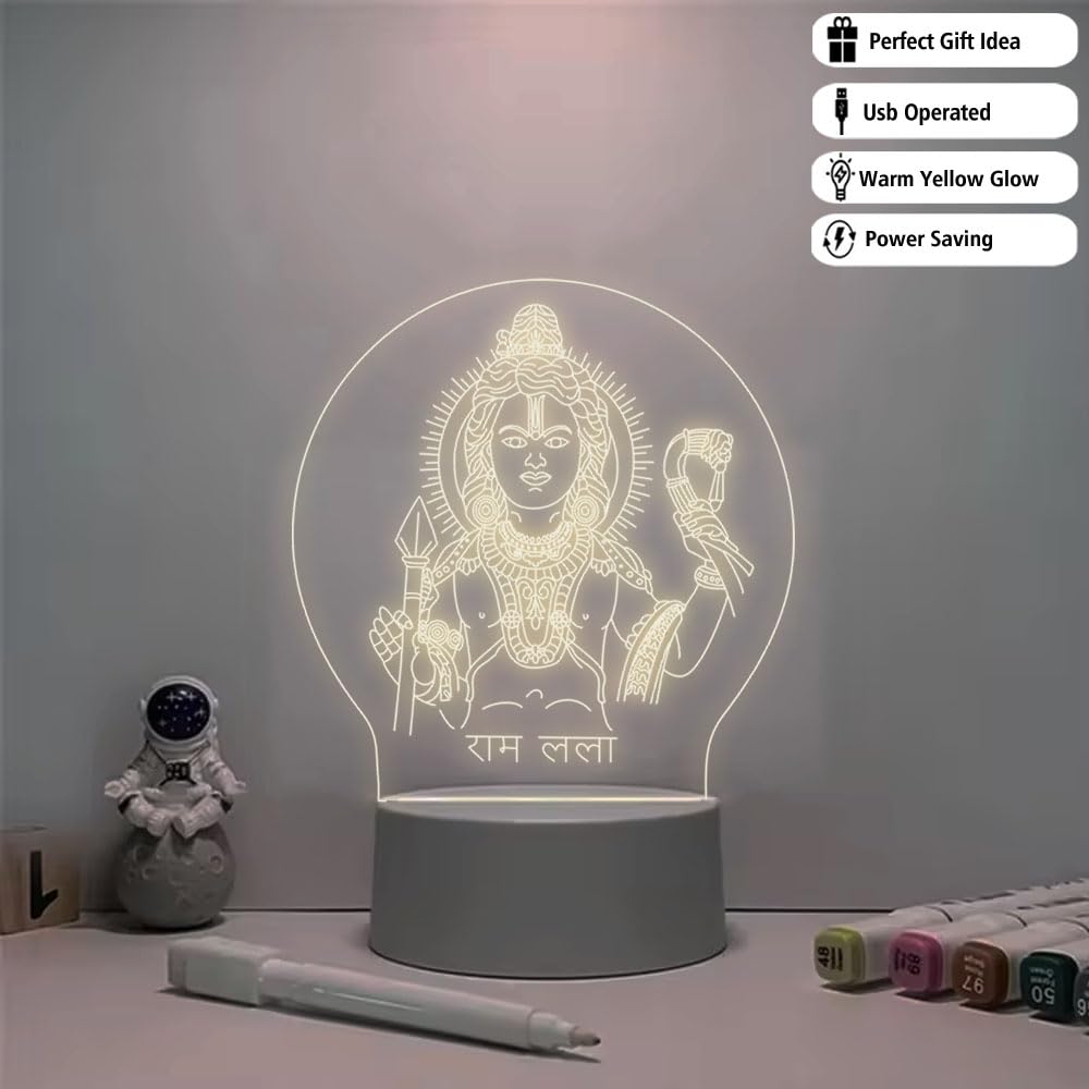 517636GjUeL._SL1000_ Ram Lala LED Night Lamp with Remote