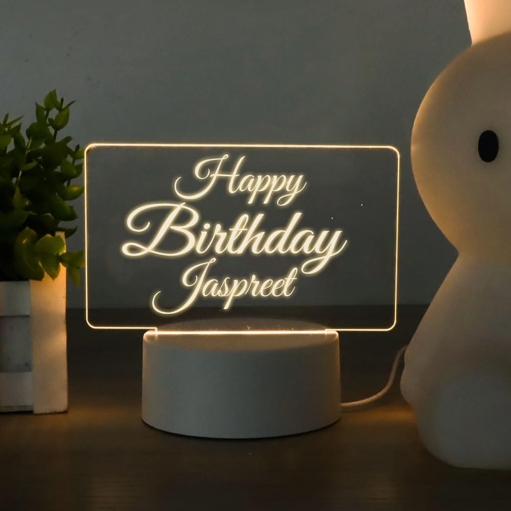 51ETICpwOFL._SL1000_ Personalized Happy Birthday 3D LED Lamp