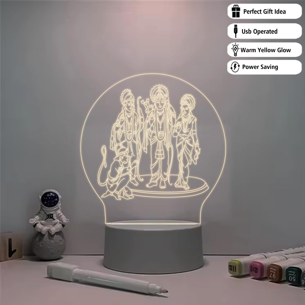 51PIvGZvB9L._SL1000_ Ram Darbar Night Lamp with Multicolor LED