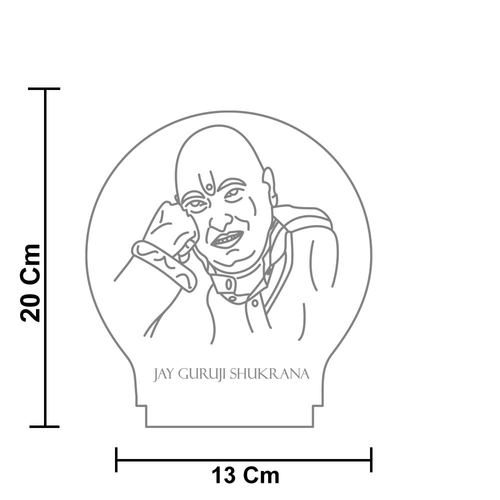 51Syg2T2ByL._SL1000_ Guruji Shukran Decorative Spiritual Accent