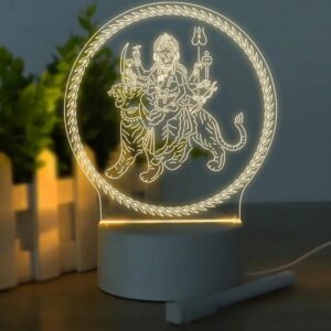 610TK3NCcIL._SL1000_ Durga Mata Night Lamp for Pooja Room