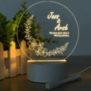 613RDU0RJyL._SL1000_ Personalized 3D LED Lamp with Greeting
