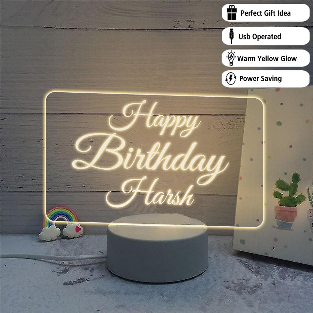 61FOQuBFwZL._SL1000_ Personalized Happy Birthday 3D LED Lamp